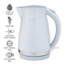 Morphy Richards Dune Electric Jug Kettle 3000W 1.5 Liters - Cornflower Blue