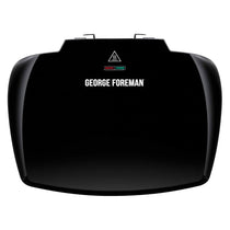 George Foreman Entertaining 10 Portion Large Grill Stainless Steel 2400 W - Black