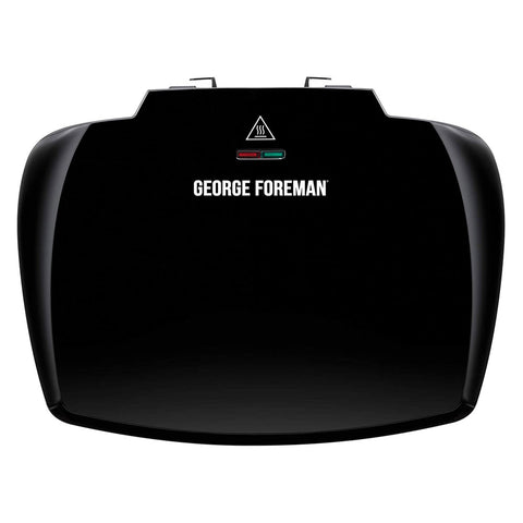 George Foreman Entertaining 10 Portion Large Grill Stainless Steel 2400 W - Black