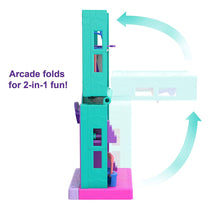 Polly Pocket Pollyville Arcade Set With 4 Floors 2 Dolls & 5 Accessories - Multicolor