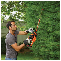 Black & Decker 18V Cordless Hedge Trimmer With 2.0Ah Lithium Ion Battery