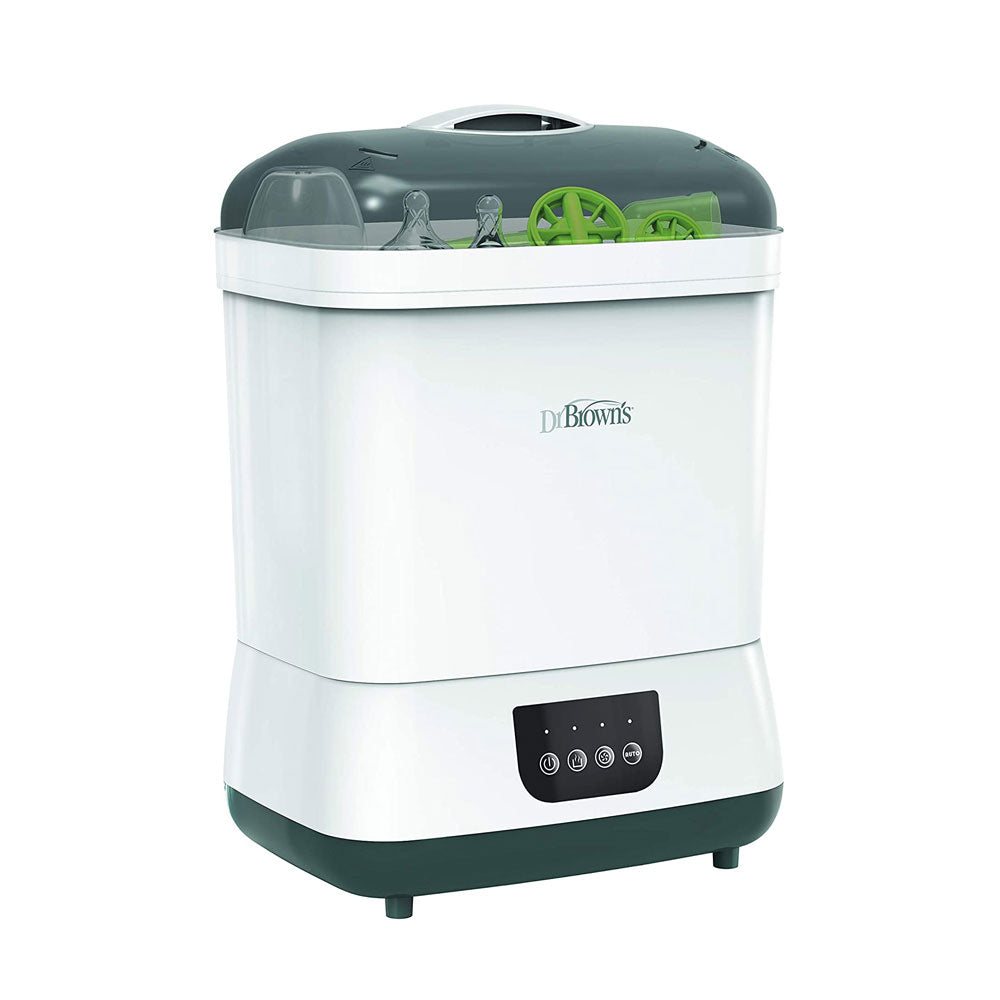 Dr. Brown Clean Steam Bottles Steriliser And Dryer - White/Grey Secondary image