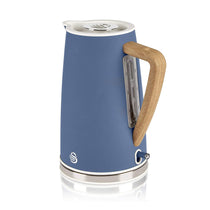 Swan Nordic Rapid Boil Jug Kettle Stainless Steel 3000 W 1.7 Litre - Blue