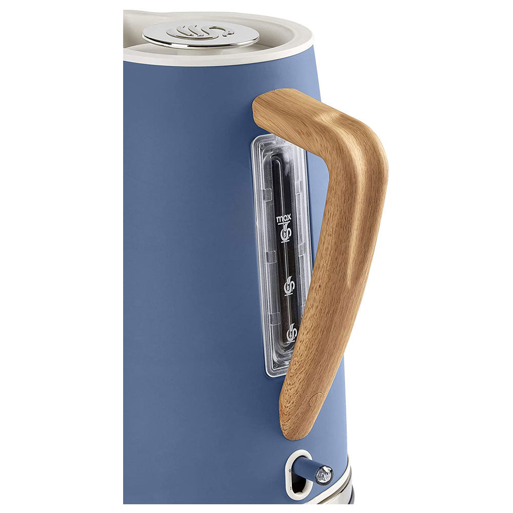 Swan Nordic Rapid Boil Jug Kettle Stainless Steel 3000 W 1.7 Litre - Blue