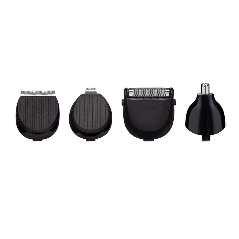 Babyliss 8 In 1 Mens Cordless Nose Body Hair Clipper Beard Trimmer Grooming Kit - Silver