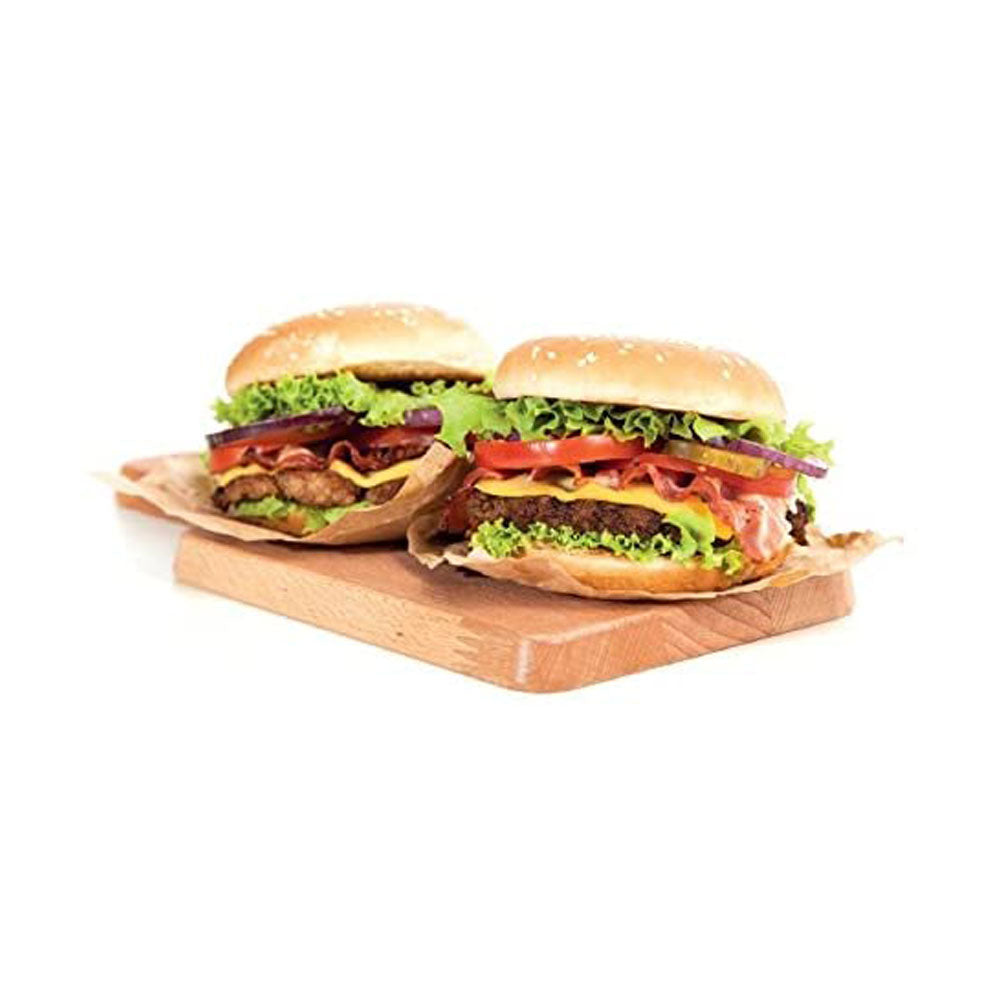 KitchenCraft Quarter Pounder Burger Wax Discs 11cm - Silver