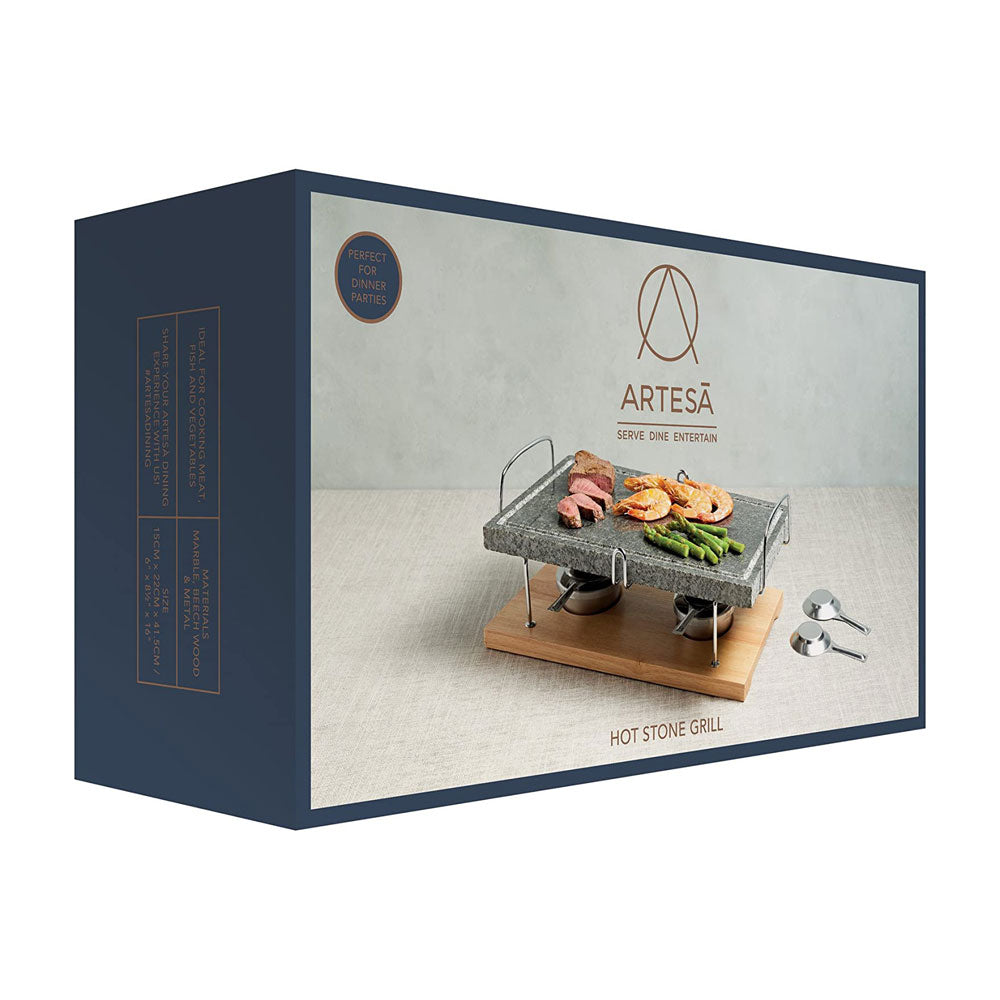 KitchenCraft Artesa Portable Marble Steak Grill / Cooking Stone