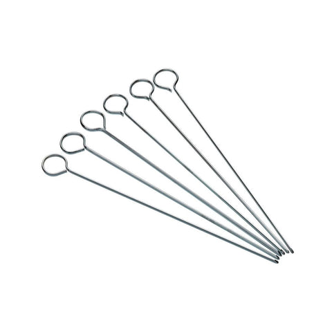KitchenCraft Flat-Sided Metal Barbeque Skewer Set (20 cm)