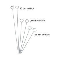 KitchenCraft Flat-Sided Metal Barbeque Skewer Set (20 cm)