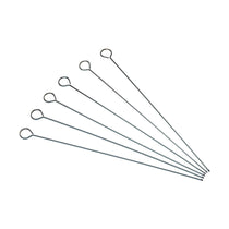 KitchenCraft Flat-Sided Metal Barbeque Skewer Set (30 cm) - Stainless Steel