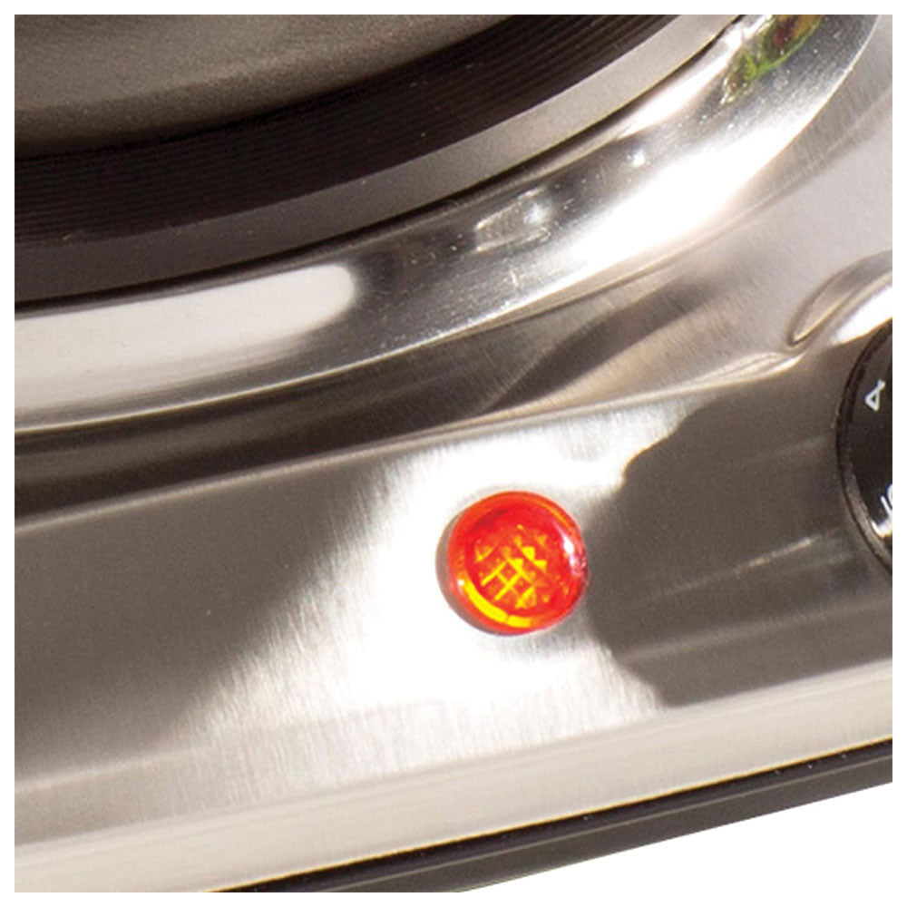Daewoo Single Hot Plate Stainless Steel Cast Iron - Silver