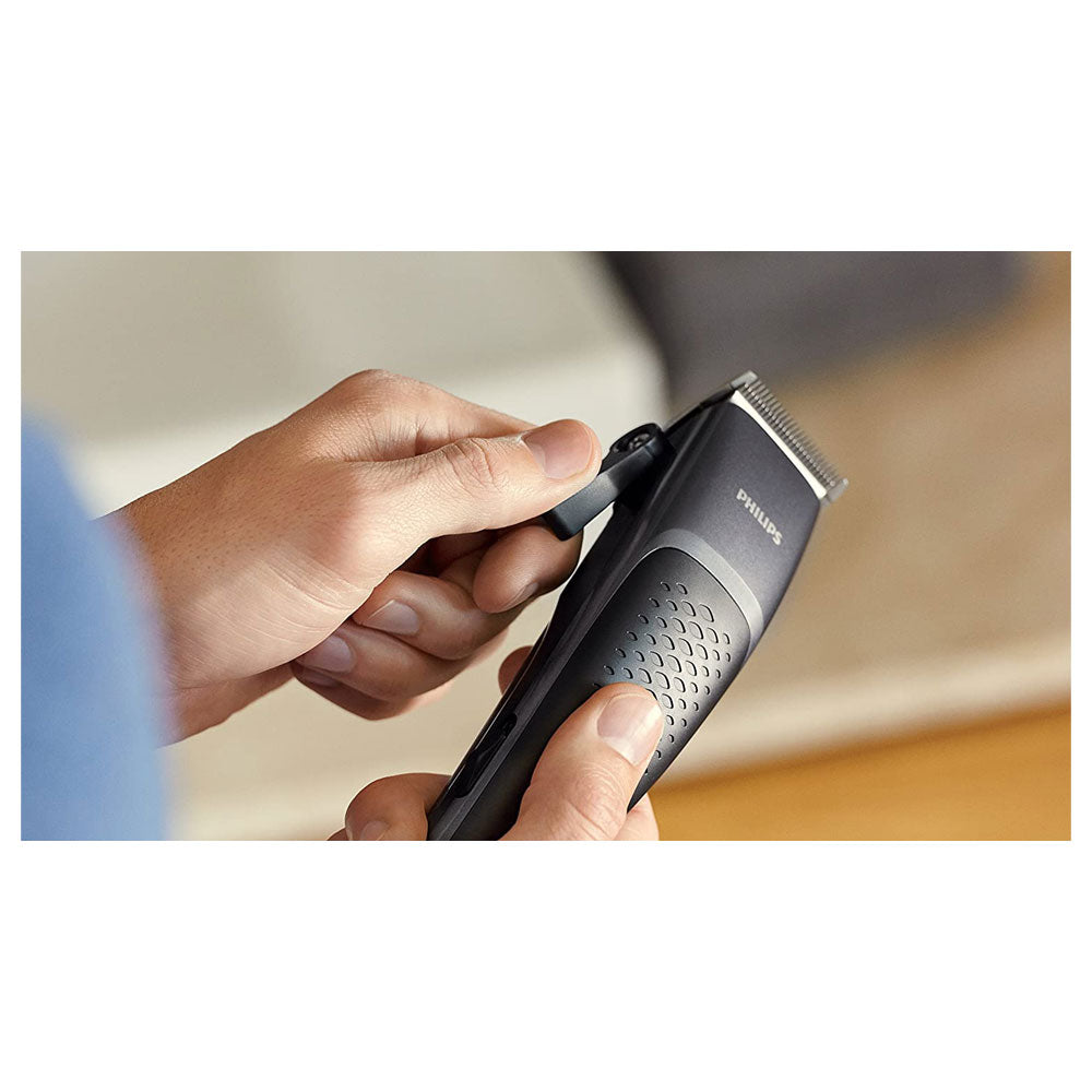 Philips Series 3000 Home Hair Clipper With Stainless Steel Blades And 4 Attachments – Black