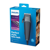 Philips Series 3000 Home Hair Clipper With Stainless Steel Blades And 4 Attachments – Black