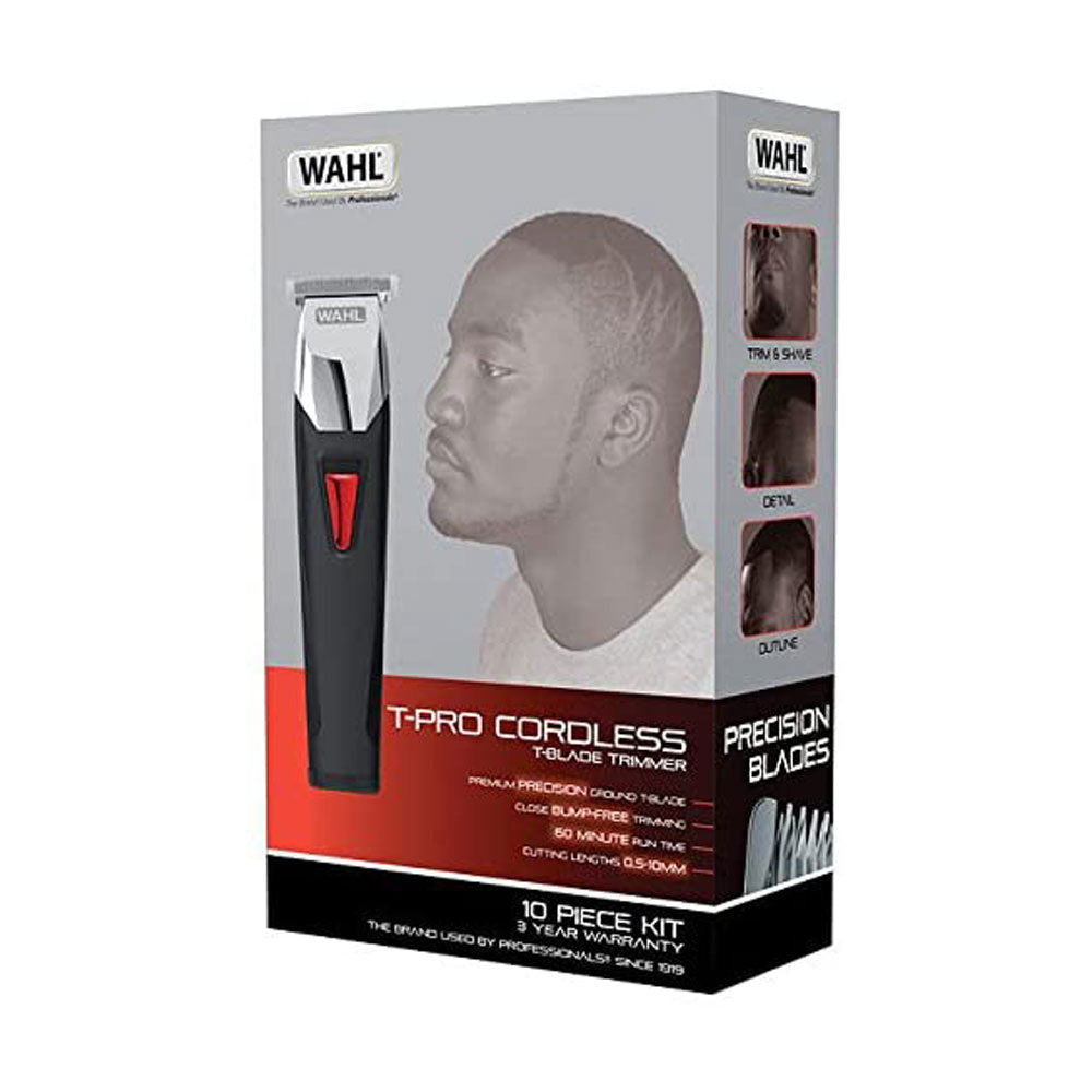 Wahl Afro T-Pro Men's T-Blade Cordless Rechargeable Hair Trimmer Kit