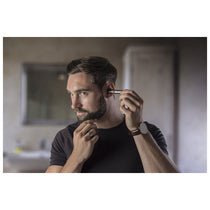 Wahl 3 In 1 Men And Women Micro Finisher Lithium Detail Trimmer For Nose Ear And Eyebrow Trimmer - Silver/Black