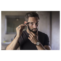 Wahl 3 In 1 Men And Women Micro Finisher Lithium Detail Trimmer For Nose Ear And Eyebrow Trimmer - Silver/Black