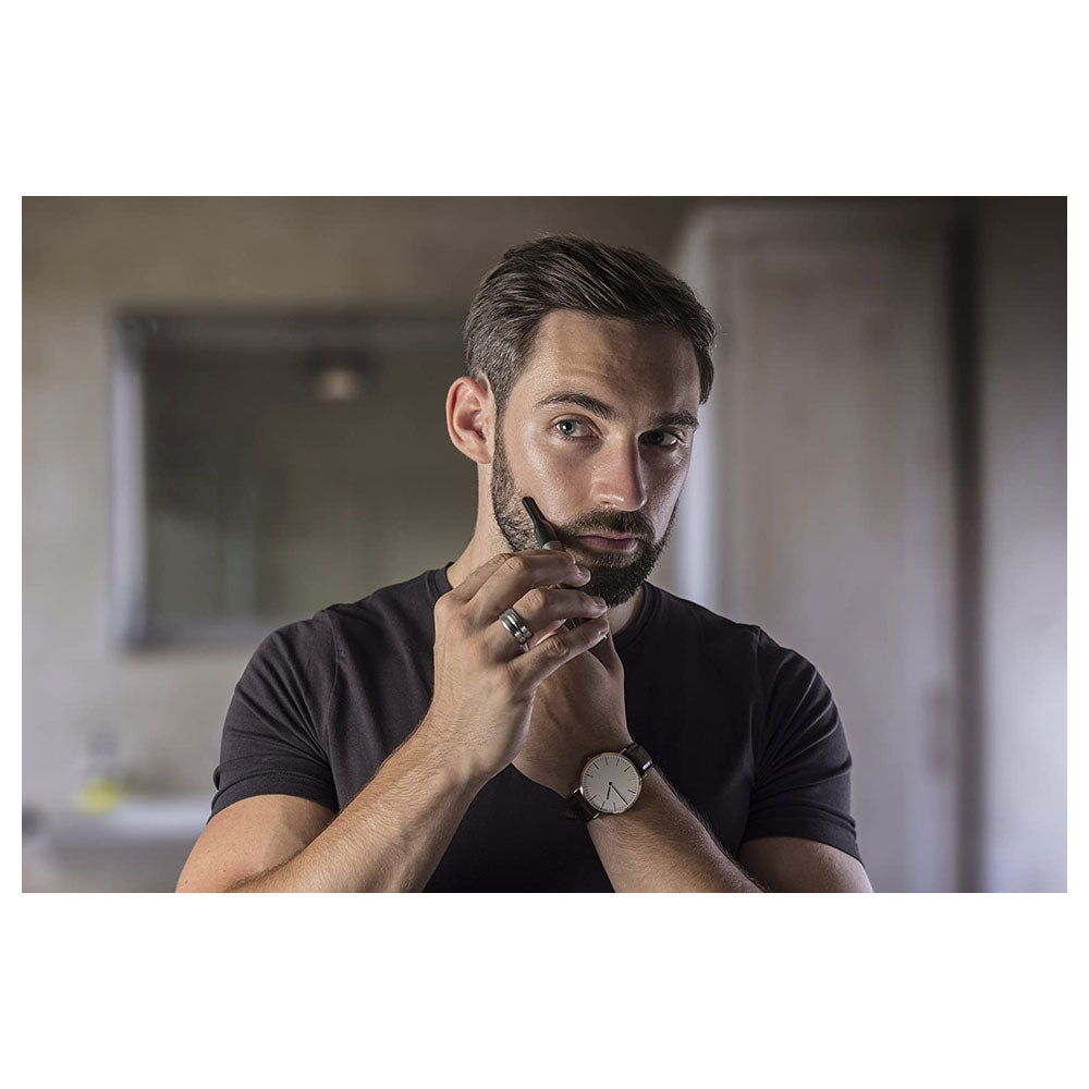 Wahl 3 In 1 Men And Women Micro Finisher Lithium Detail Trimmer For Nose Ear And Eyebrow Trimmer - Silver/Black