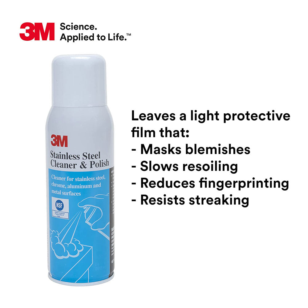 3M Command Stainless Steel Cleaner And Polish 600ml Spray Can Secondary image