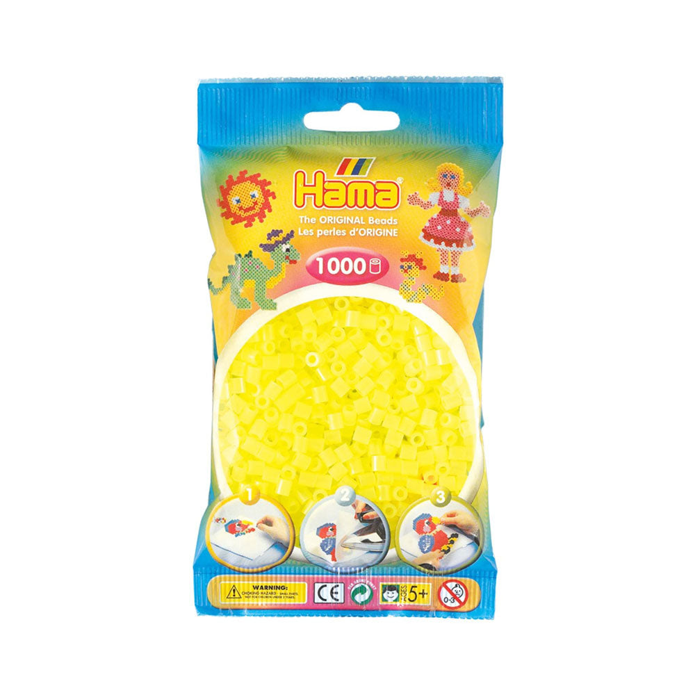 Hama 1000 Beads Refill Bag - Neon Yellow Main image