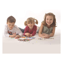 Hama 1000 Midi Beads In Bag Cylindrical Plastic - Night Glow Green