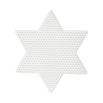 Hama Midi Pegboard Large Star Plastic - White