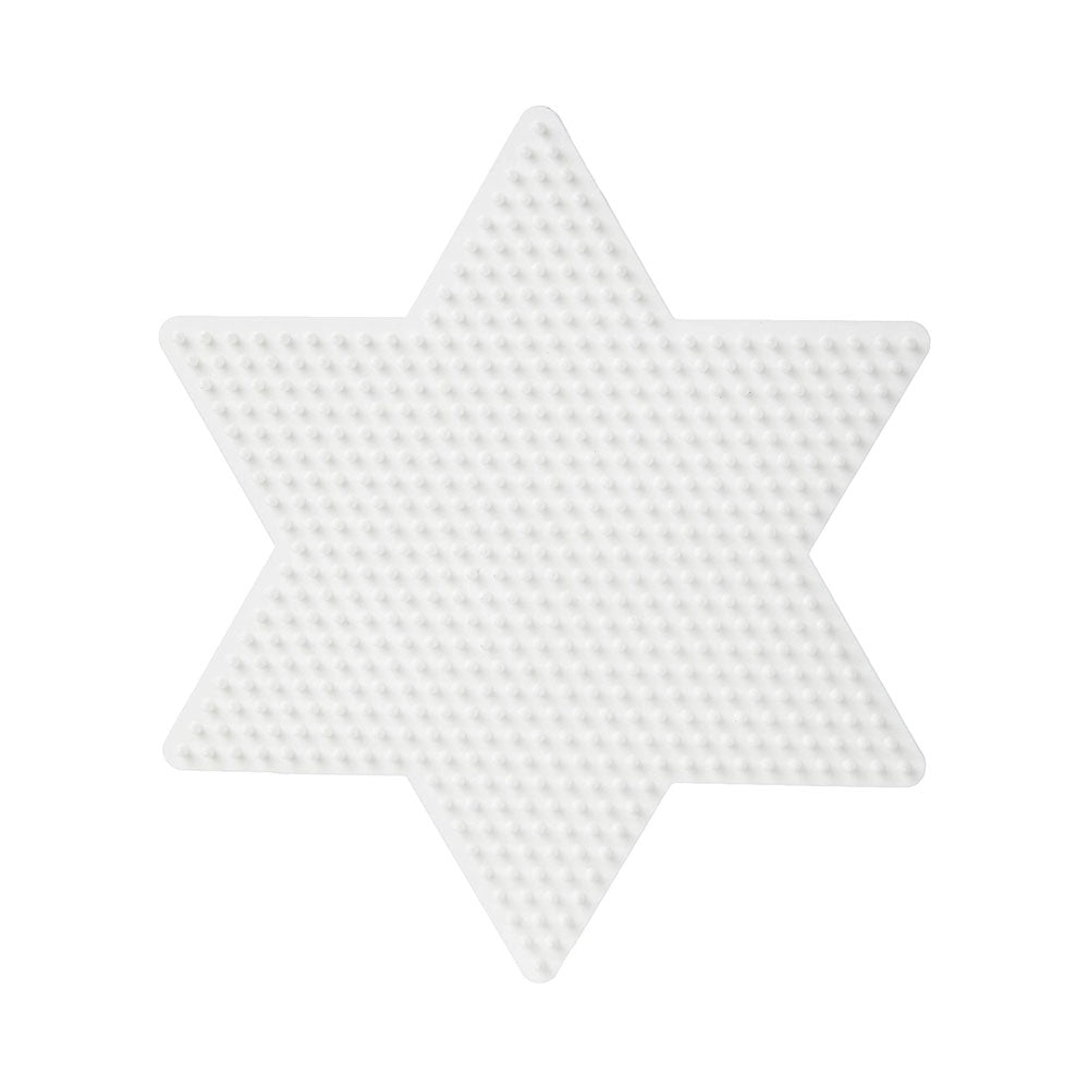 Hama Midi Pegboard Large Star Plastic - White