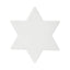 Hama Midi Pegboard Large Star Plastic - White