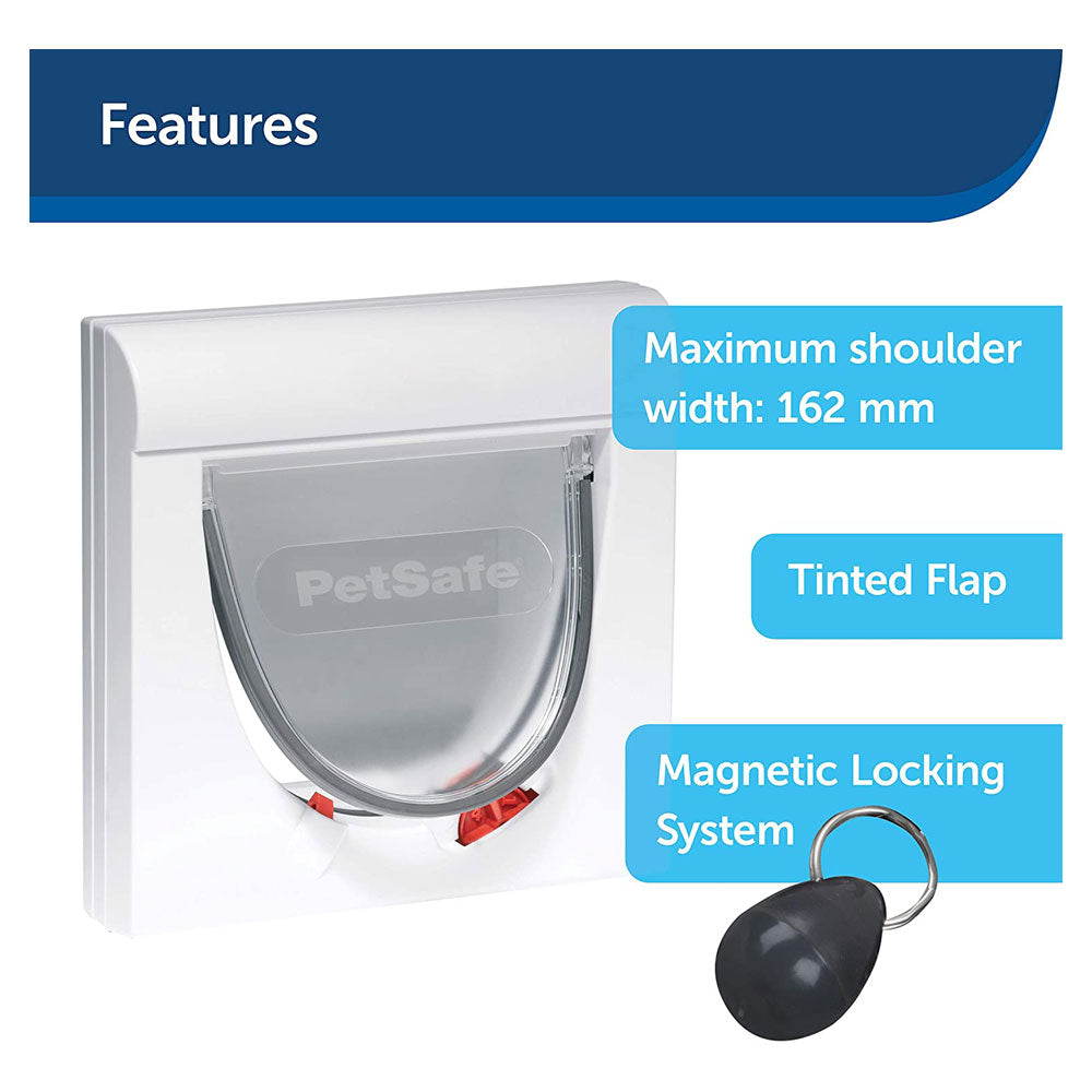 PetSafe Staywell Magnetic Cat Flap Pet Door 4 Way Locking Secondary image