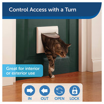 PetSafe Staywell Magnetic Cat Flap Pet Door 4 Way Locking