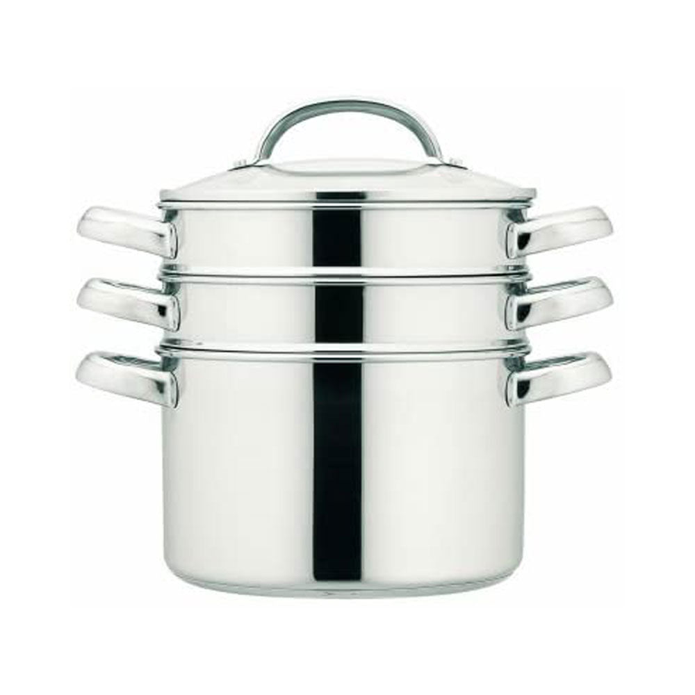 Prestige Cook And Strain Stainless Steel 20 cm Multi Steamer 3.8 Litres - Silver Main image