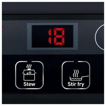 Tefal Everyday Induction Hob Ceramic Plate with 6 Pre-Set Cooking Programmes - Black