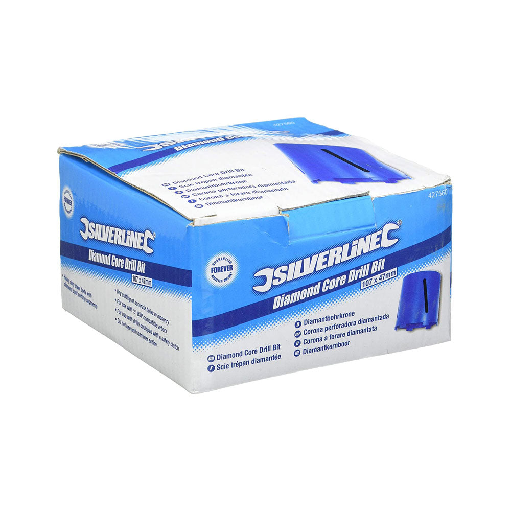 Silverline Diamond Core Drill Bit 107 x 47 mm Secondary image