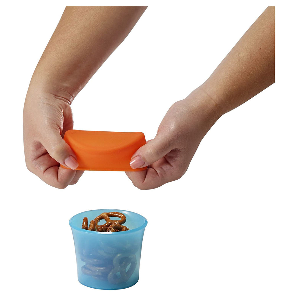 Tomy Boon SNUG Stretchy Silicone Lids And Baby Food Storage Containers - Multicolor