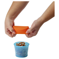 Tomy Boon SNUG Stretchy Silicone Lids And Baby Food Storage Containers - Multicolor