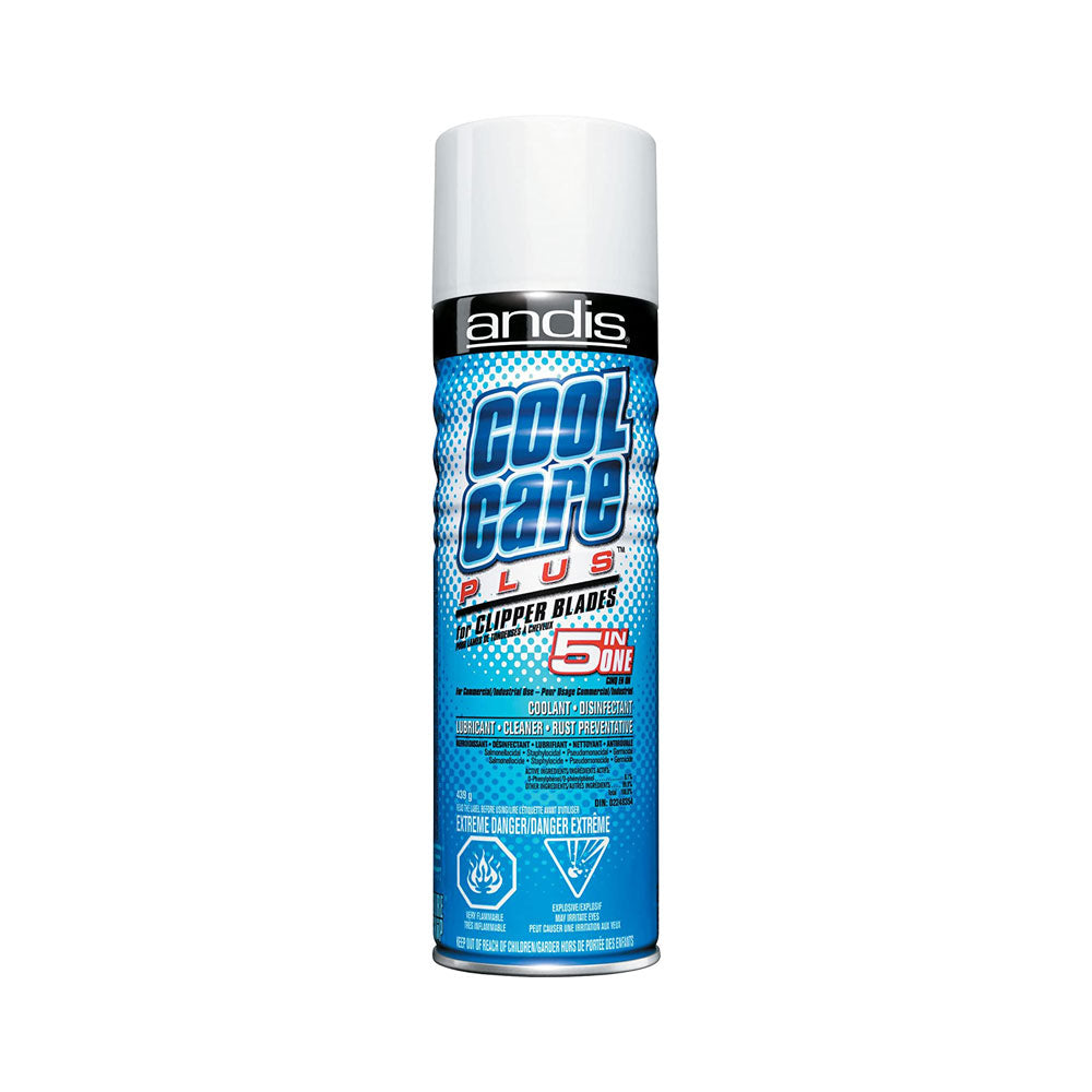 Andis 5-in-1 Cool Care + For Cleaning Trimmer Clipper Blades Spray 460 ml