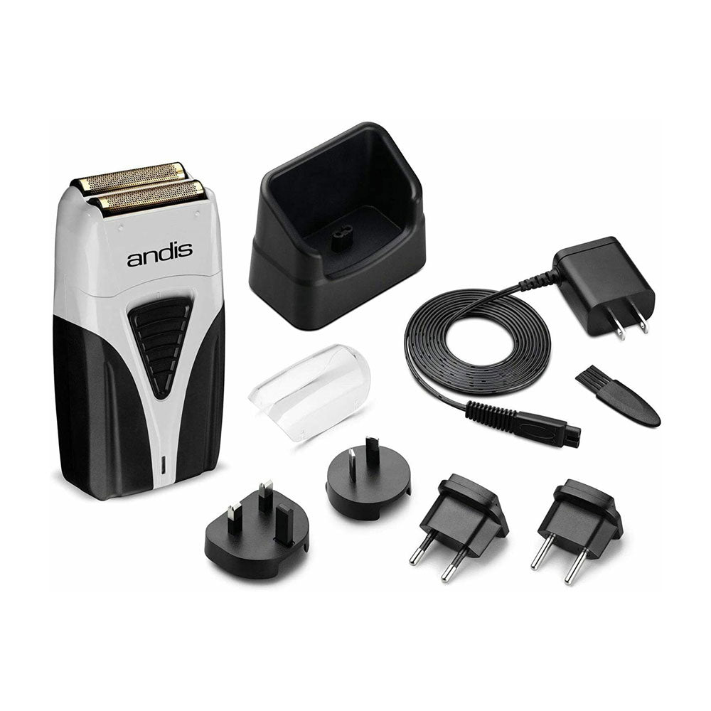 Andis TS-2 ProFoil Lithium Titanium Cordless Foil Shaver Grey & Black