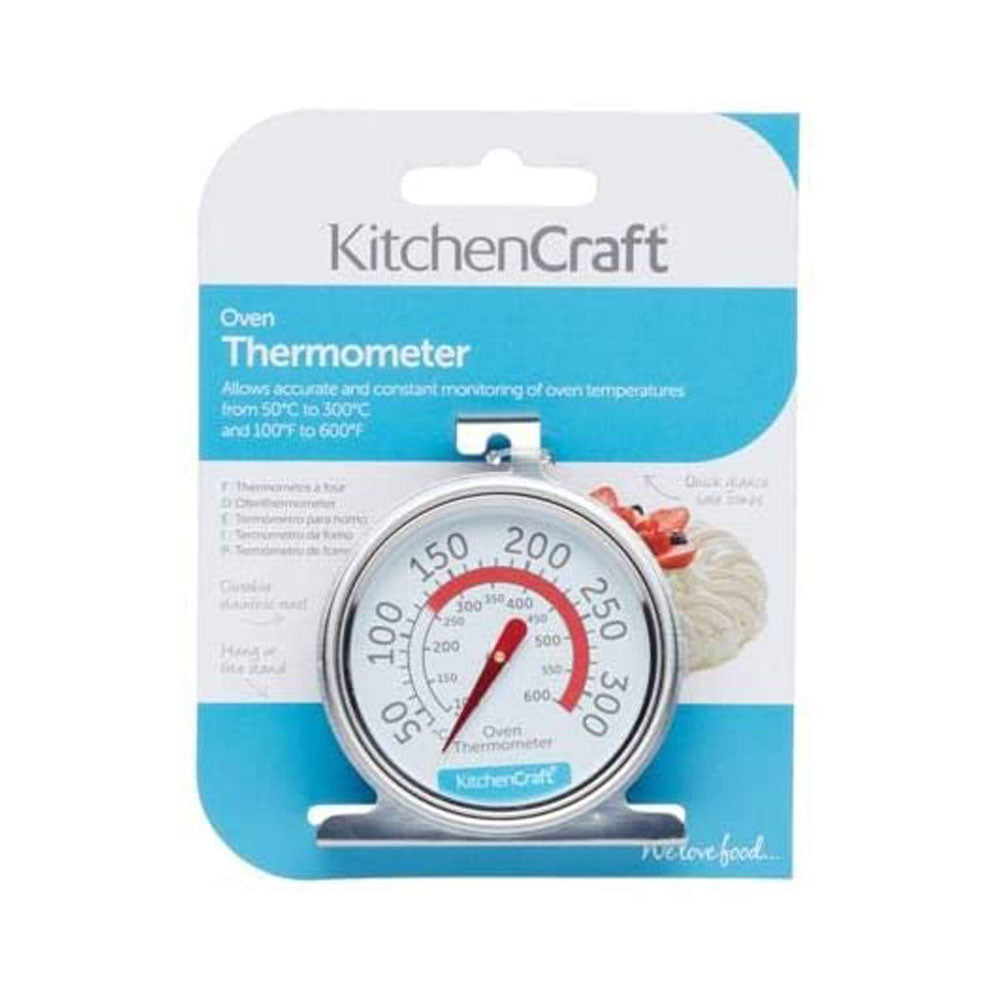 KitchenCraft Oven Thermometer Stainless Steel 6.5 x 8 cm - Silver Main image
