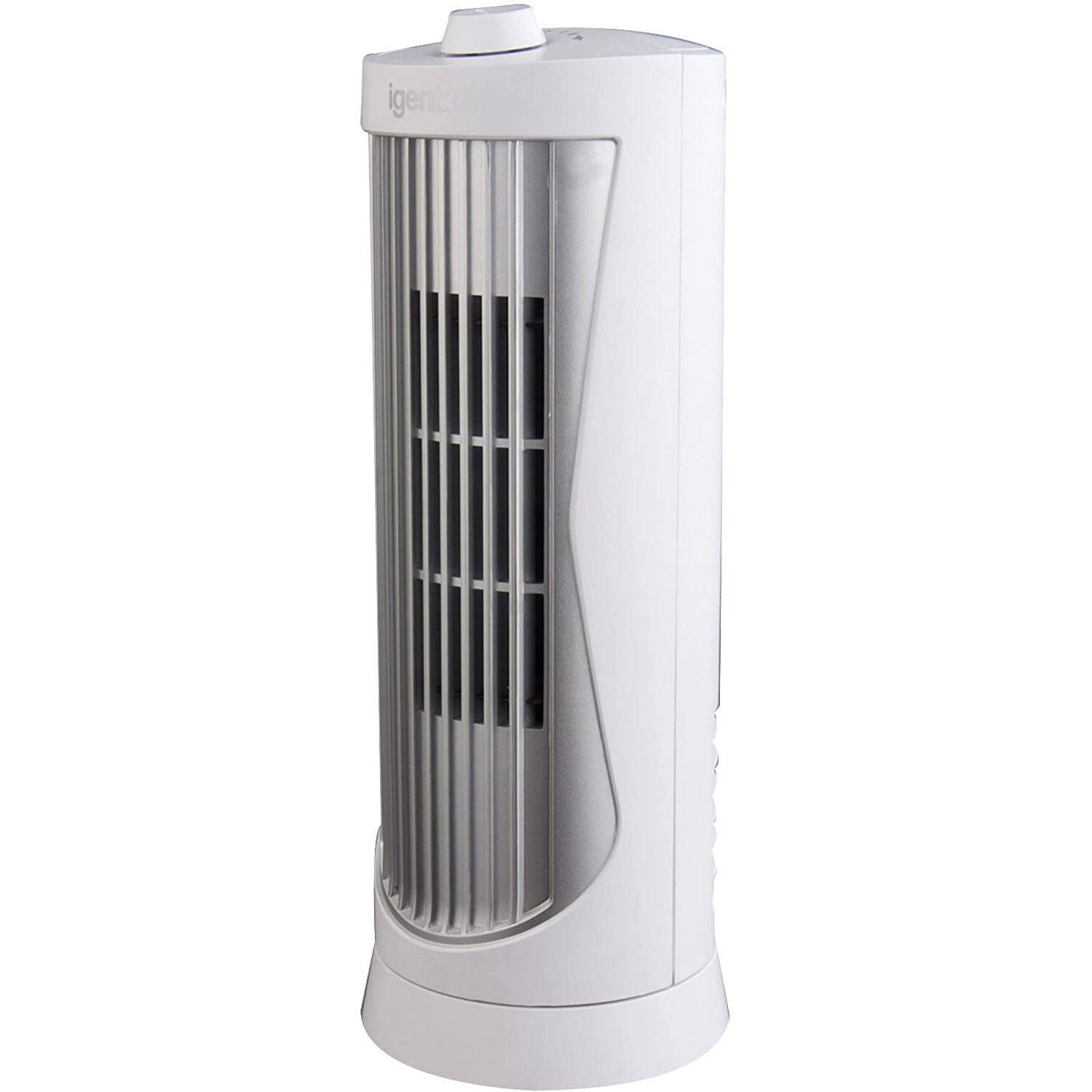 Igenix 12 Inch Oscillating Mini Tower Fan With 2 Speed Settings - White Secondary image