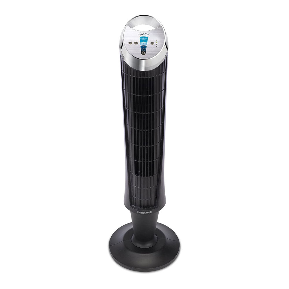 Honeywell Quiet Set Tower Fan With Remote Control - Black