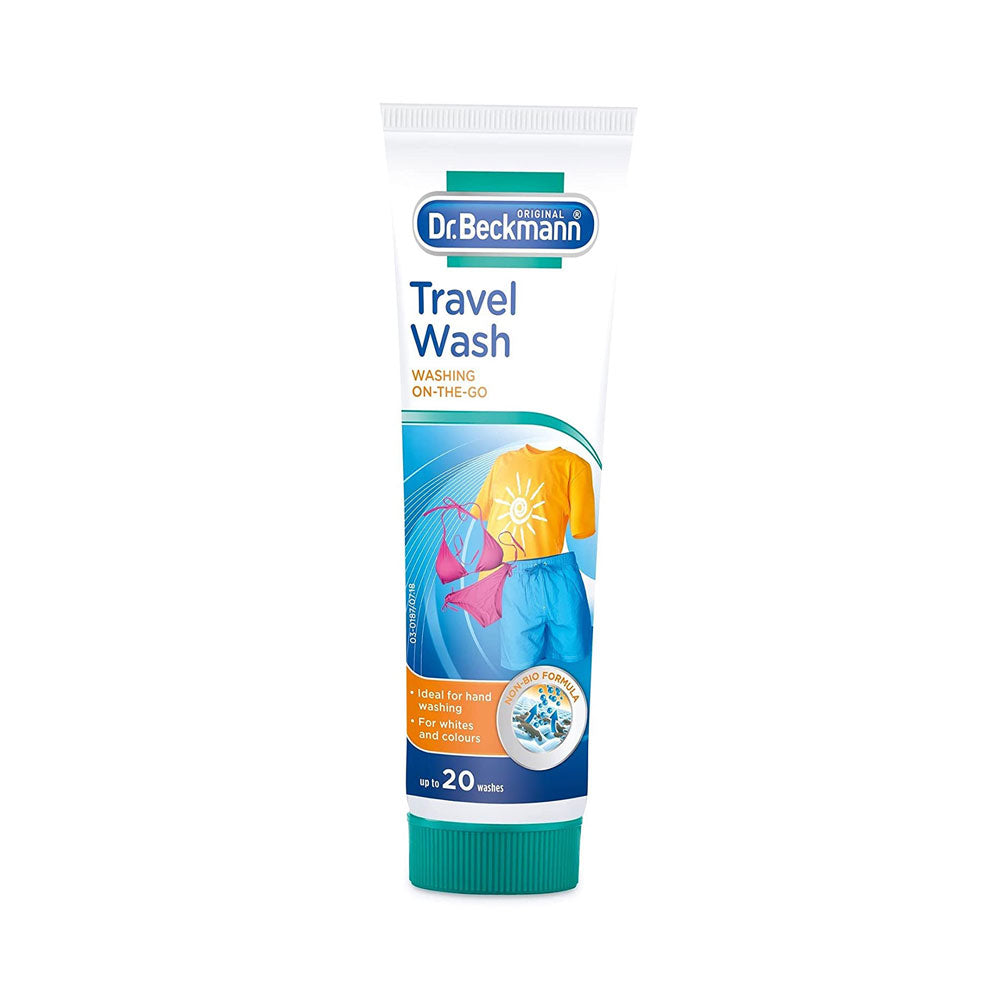 Dr. Beckmann Non Bio Travel Wash 100 ml - Ideal For Hand Washing White And Colored Garments Up To 20 Washes Main image