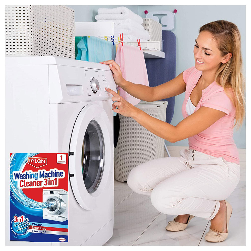 Dylon Colour Catcher Washing Machine Cleaner 3 In 1 - Cleans Descales And Freshens