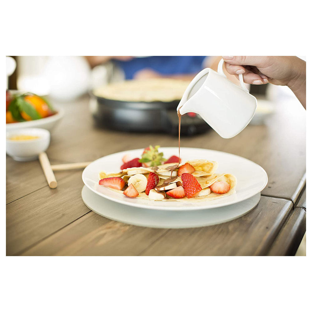 Russell Hobbs Fiesta Crepe And Pancake Maker Electric Non Stick 30cm Hot Plate 1200 W - Black