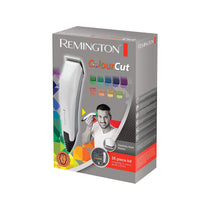 Remington Colour Cut Hair Clippers For Men Corded 16 Piece Grooming Kit