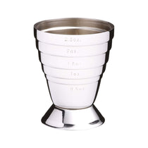 KitchenCraft BarCraft All In 1 Cocktail Jigger With 6 Spirit Measure Markings - Stainless Steel