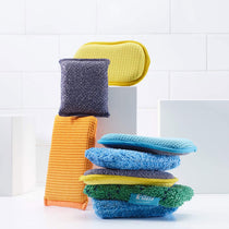 E-Cloth 2 Non scratch Scrubbing Pads Microfiber Cleaning Cloths - Gray