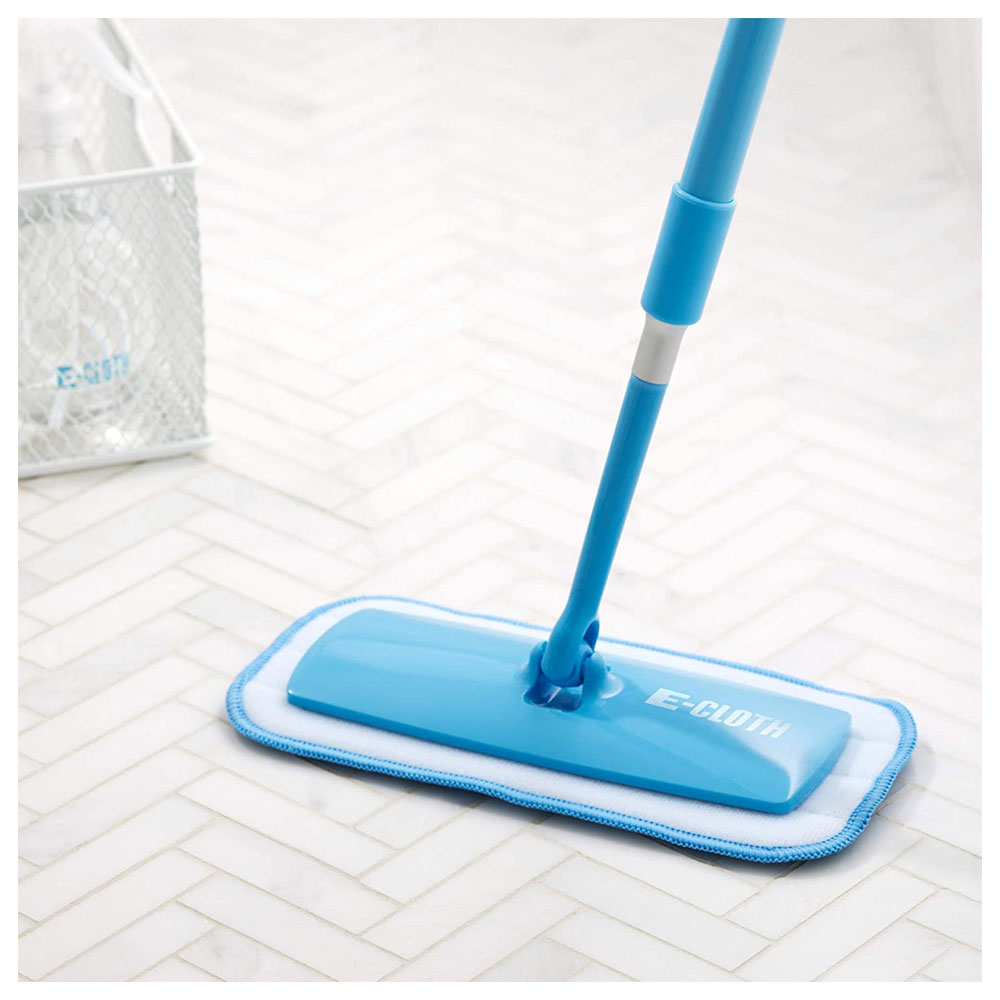 E-Cloth Bath And Tile Mini Deep Clean Mop Microfiber - Blue & Silver Secondary image