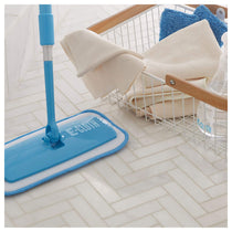 E-Cloth Bath And Tile Mini Deep Clean Mop Microfiber - Blue & Silver