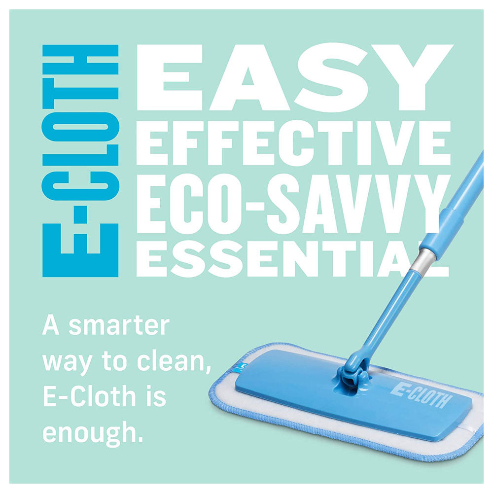 E-Cloth Bath And Tile Mini Deep Clean Mop Microfiber - Blue & Silver