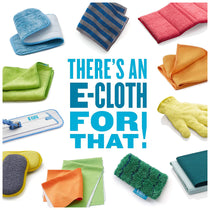 E-Cloth Bath And Tile Mini Deep Clean Mop Microfiber - Blue & Silver