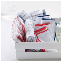 E-Cloth Classic Check Tea Towel Microfibere 1 Pack - Blue